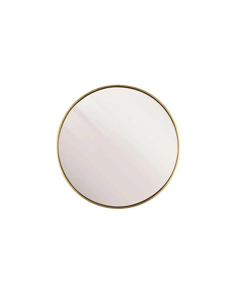 Okrúhle nástenné zrkadlo ANTIQUE GOLD,  30 cm, S