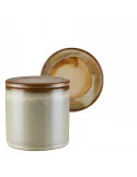 Keramická úložná dóza LINN, light brown S