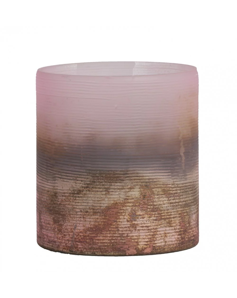 Svietnik VALERIO matt pink / copper menšia