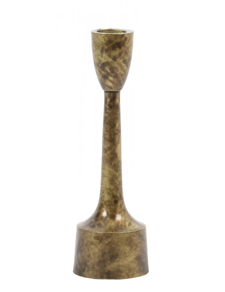 Kovový svietnik CULBY burned antique bronze M