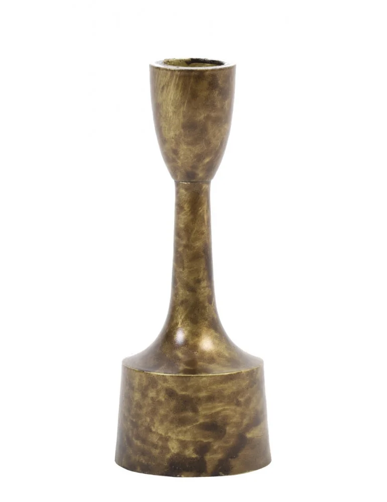 Kovový svietnik CULBY burned antique bronze S