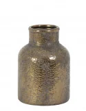 Dekoračná váza MORALES bronze, výška 19,5 cm