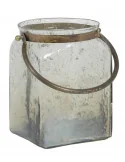 Veľká sklenená lucerna LAMEGO glass antique