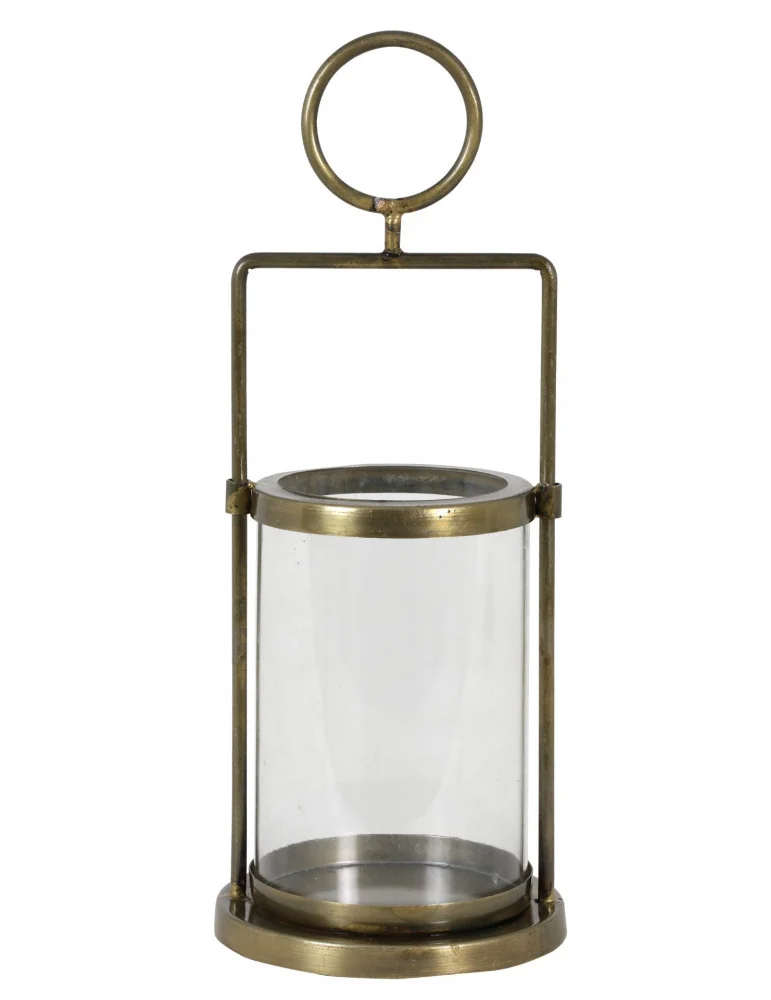 Kovový lampáš CHIRA antique bronze