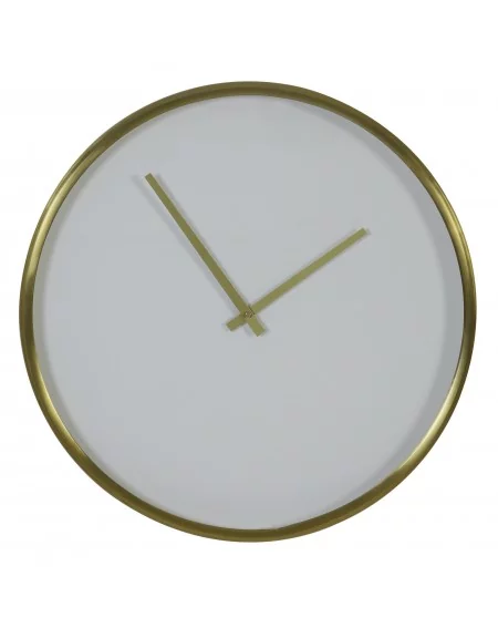 Nástenné hodiny SEPONI, White - Mat Bronze, Ø 41cm