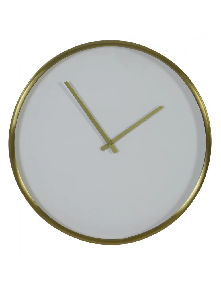 Nástenné hodiny SEPONI, White - Mat Bronze, Ø 41cm