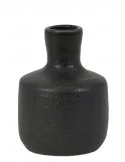 Dekoračná keramická váza BATAN, Black 18,5 cm
