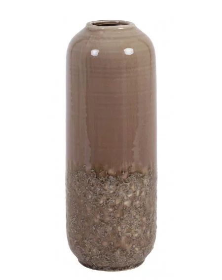 Dekoračná keramická váza DULCI old pink, (L) Ø14xV37,5 cm