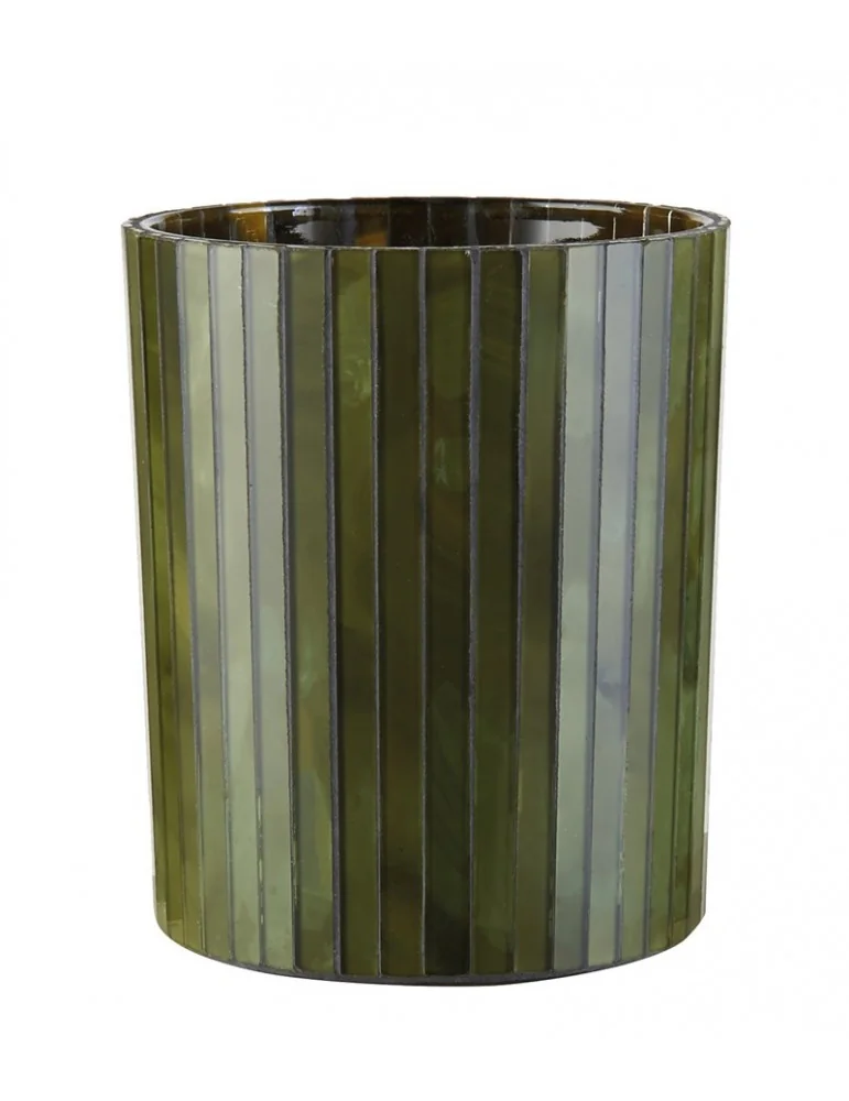 Sklenený svietnik RAF VOTIVE, winter moss (M), 13 cm