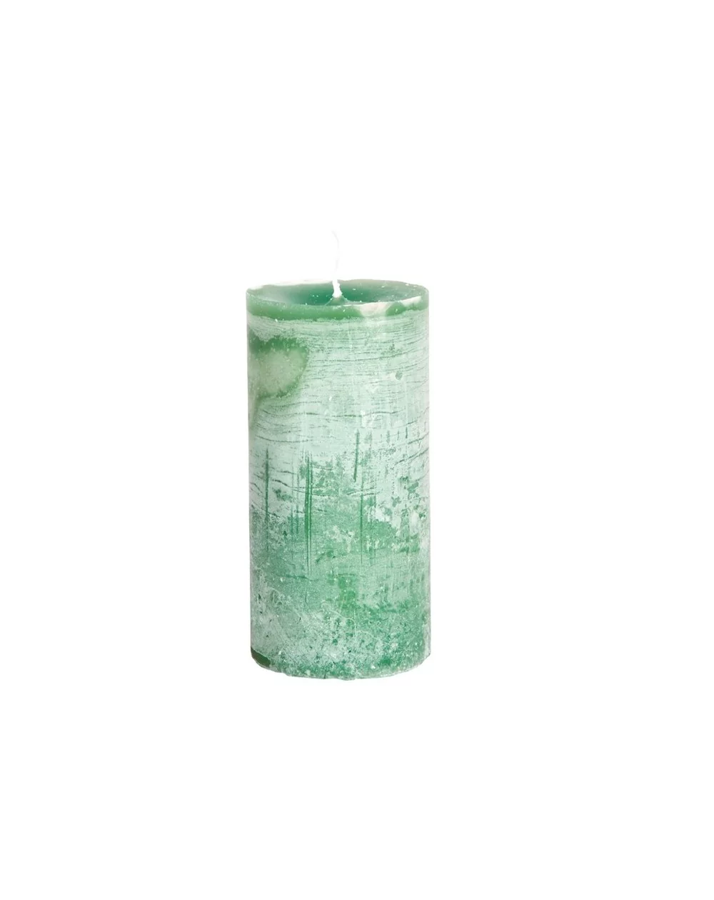Sviečka LARS Emerald Green, Ø7xV15 cm