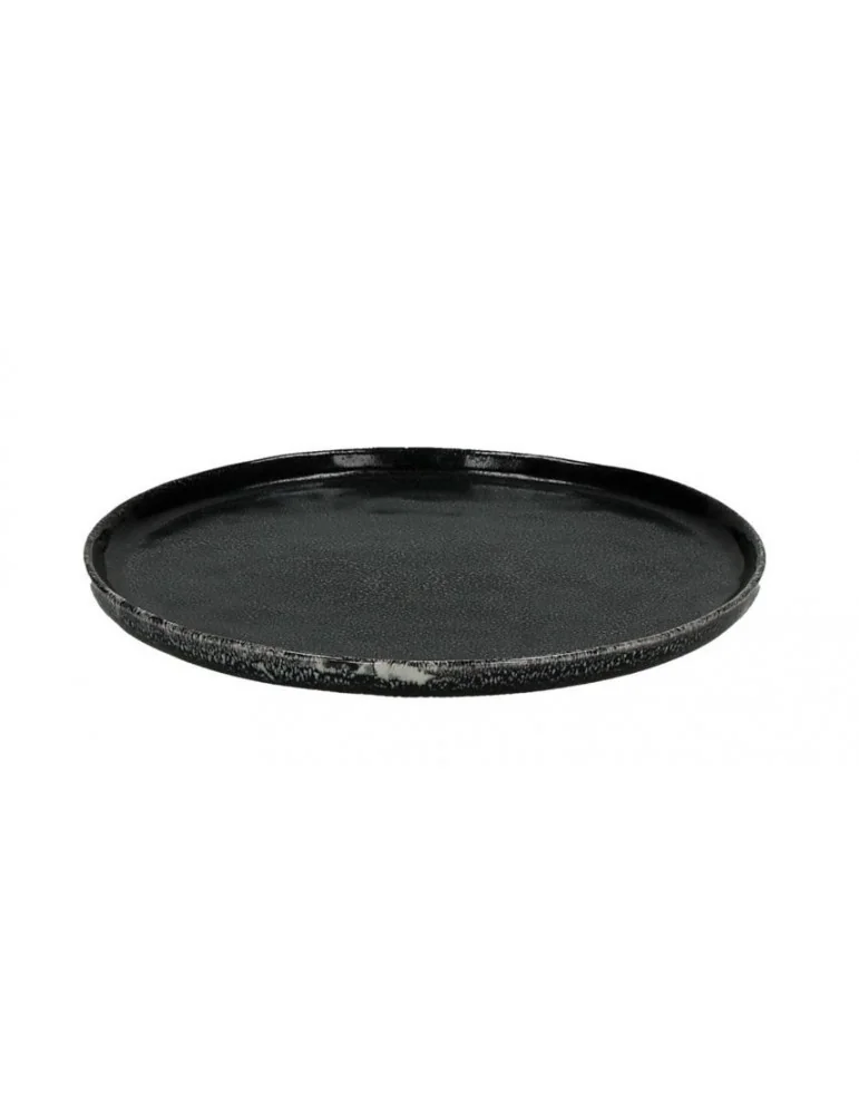 Kameninový dezertný tanier PORCELINO EXPERIENCE, 22 cm, Black