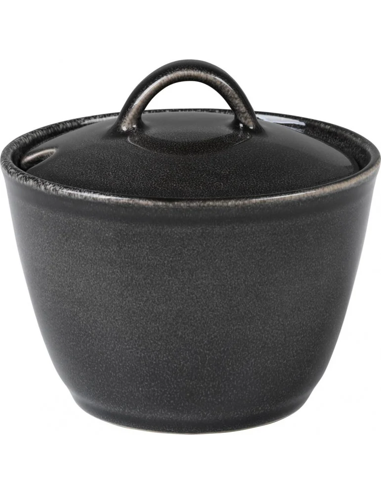 BROSTE COPENHAGEN cukorníčka Nordic Coal, Ø10x7 cm