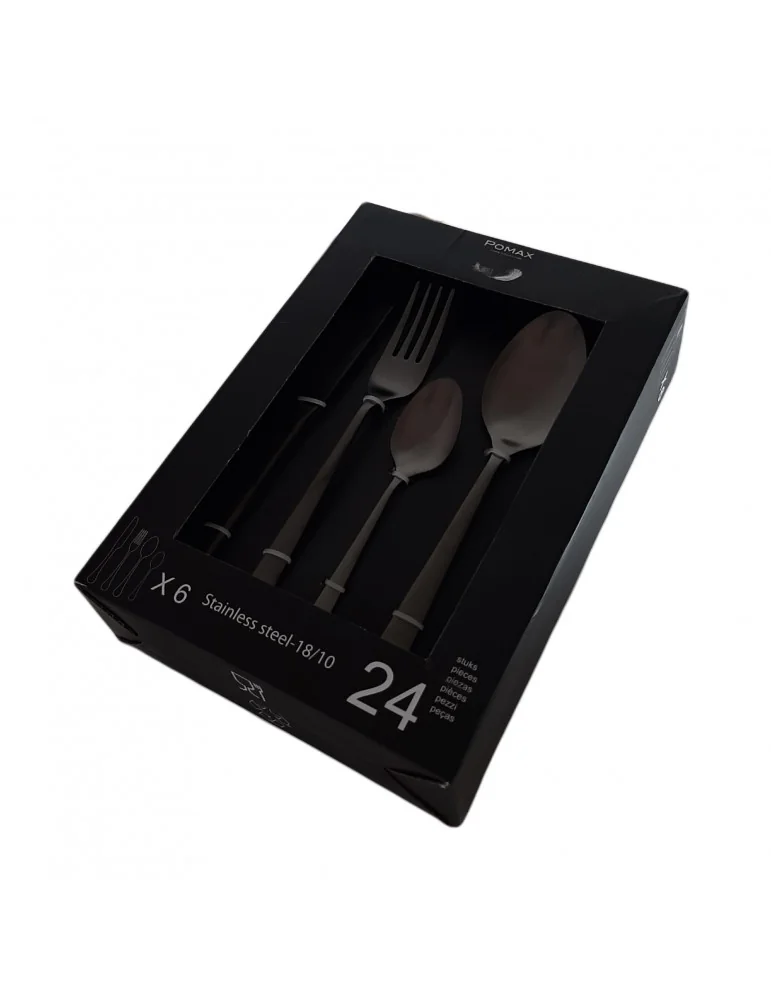 TAKAO set príborov 24 ks, Anthracite