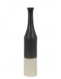 Dekoračná keramická váza MILAS, Black-White, výška 51,5 cm, S