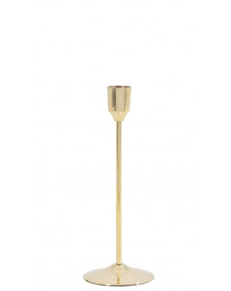 Stojan na sviečku SERLA, Gold, Ø7,5xV20,5 cm