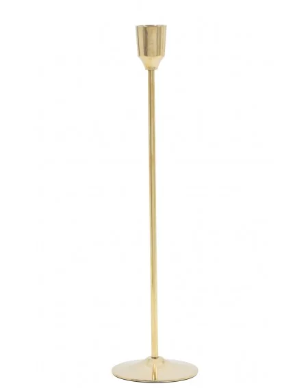 Stojan na sviečku SERLA, Gold, Ø7,5xV30,5 cm (L)