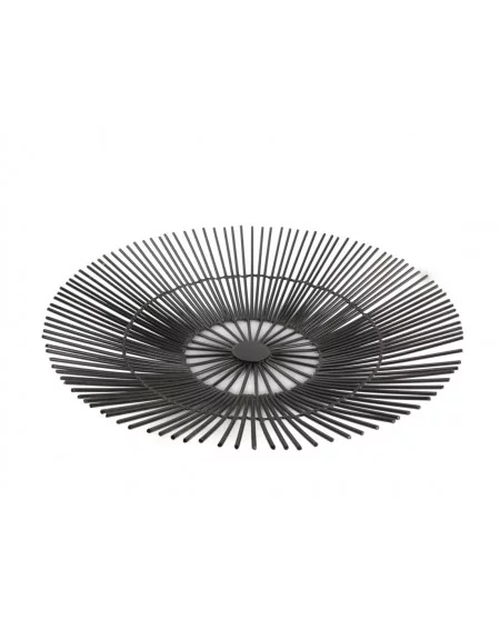 Drôtená okrúhla misa IRIS, Black, 30 cm