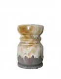 Keramický stojan na sviečku YELLOW, 15 cm (S)