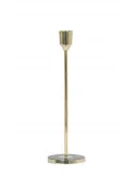 Stojan na sviečku SERLA green-gold Ø7,5x25,5 cm