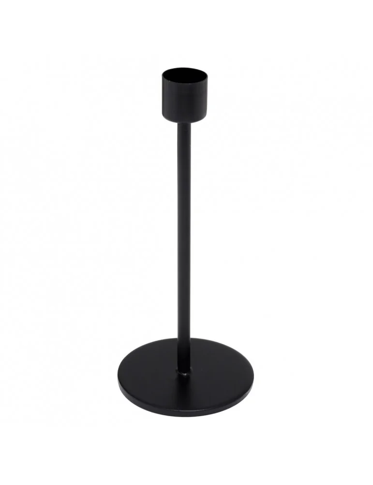 Kovový stojan na sviečku 18 cm, matt black