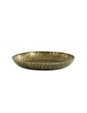 Dekoračný podnos NAIRA antique bronze, Ø25 cm (S)