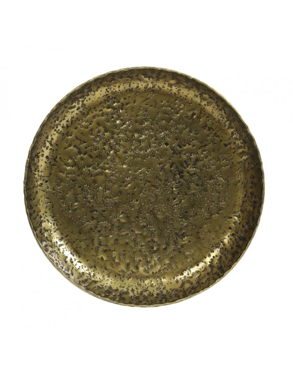 Dekoračný podnos NAIRA antique bronze, Ø36 cm (M)