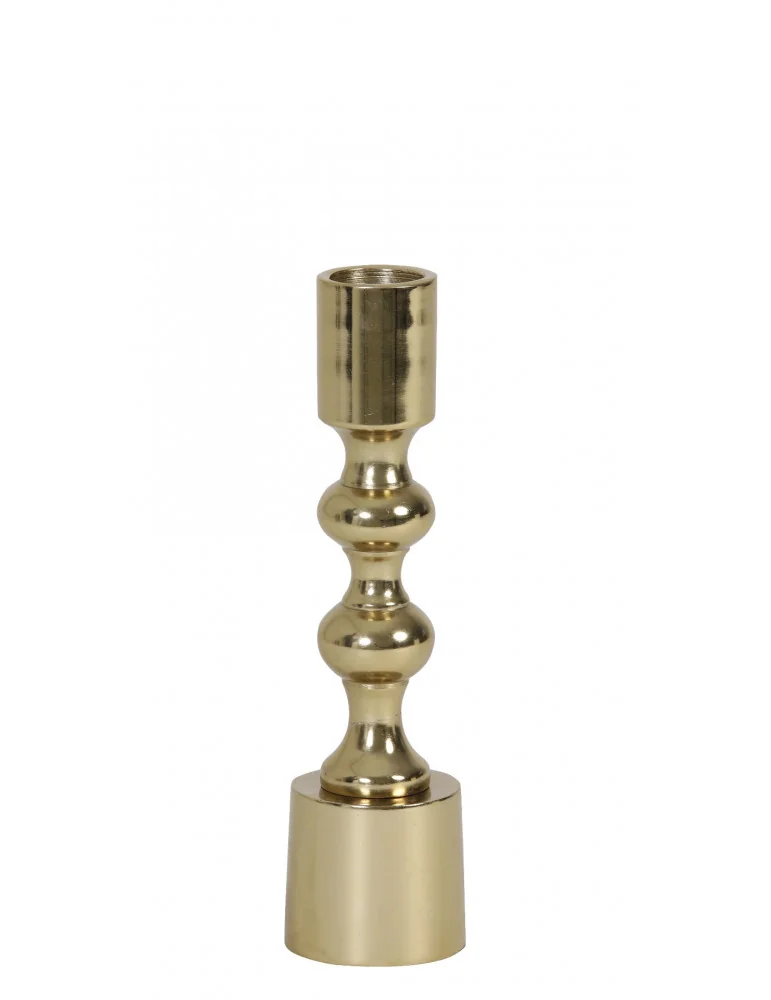 Svietnik BABIMO gold, (S) Ø4,5x16 cm