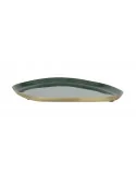 Kovový podnos MOULET, Green/Antique Bronze, 25x21 cm (M)