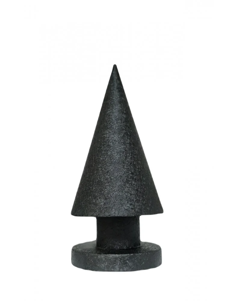 Kovový vianočný stromček, Leather Black S