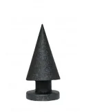 Kovový vianočný stromček, Leather Black S