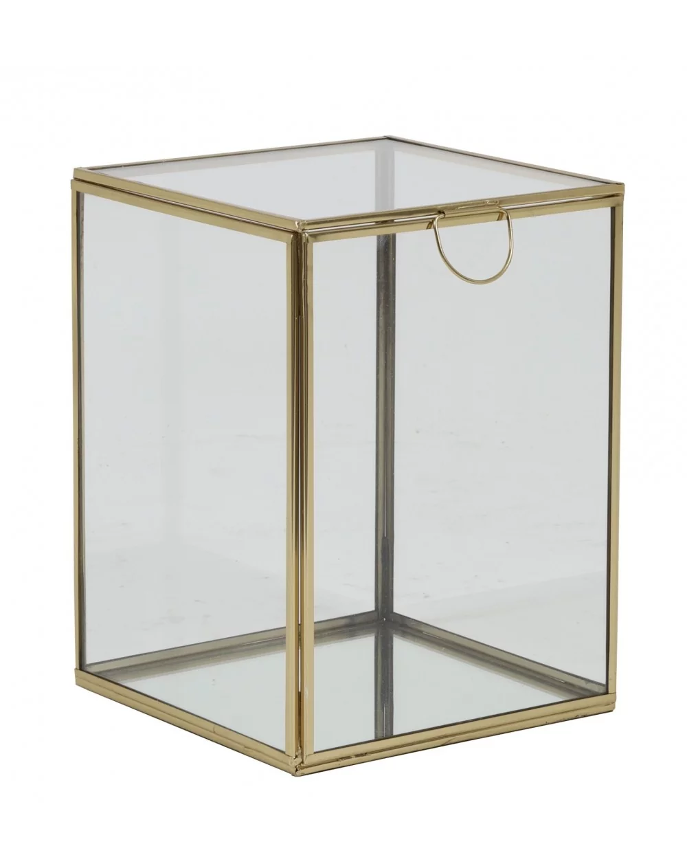 Sklenený box MIRINA gold-mirror S