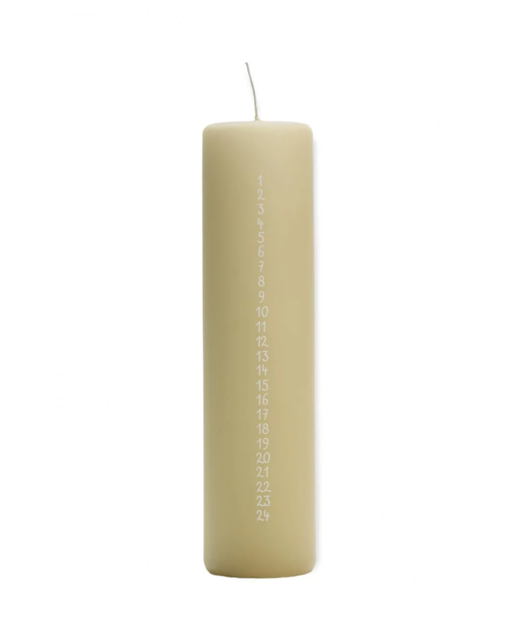 Adventná sviečka, Pistache, 20 cm