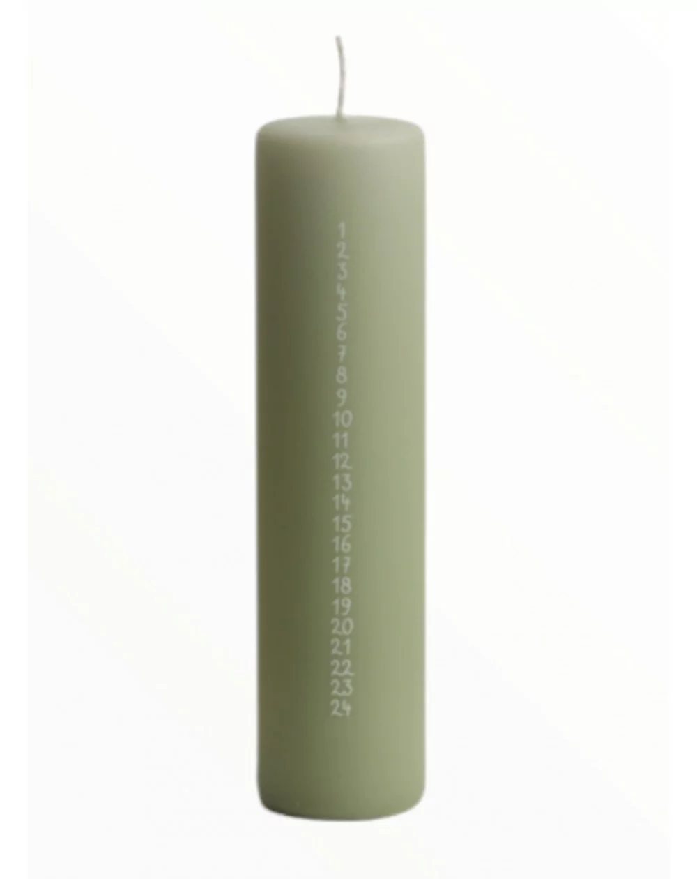 Adventná sviečka, Tea Green, 20 cm