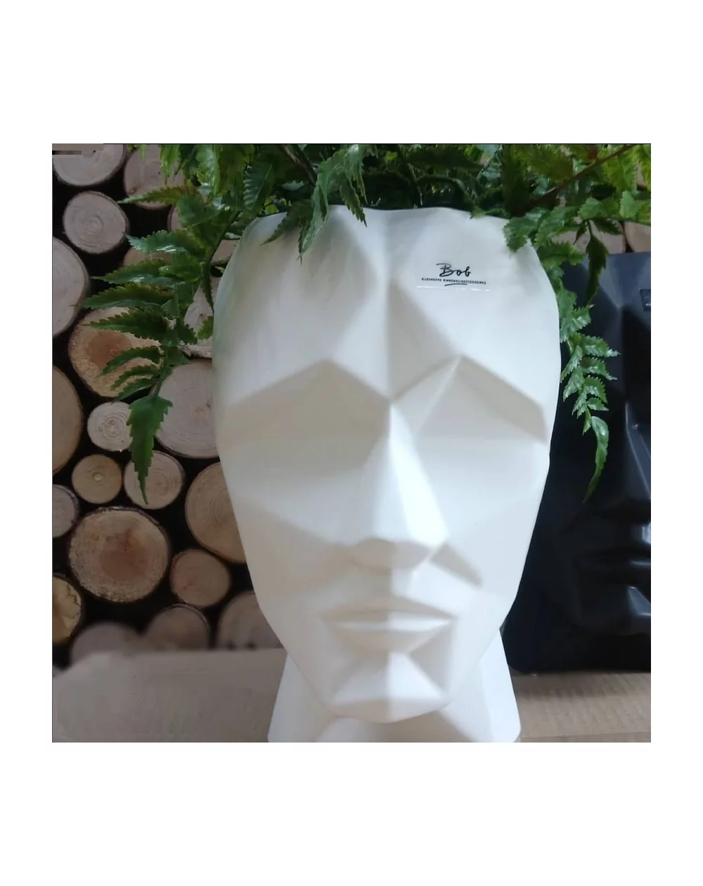 Keramická váza Modern man, matt white