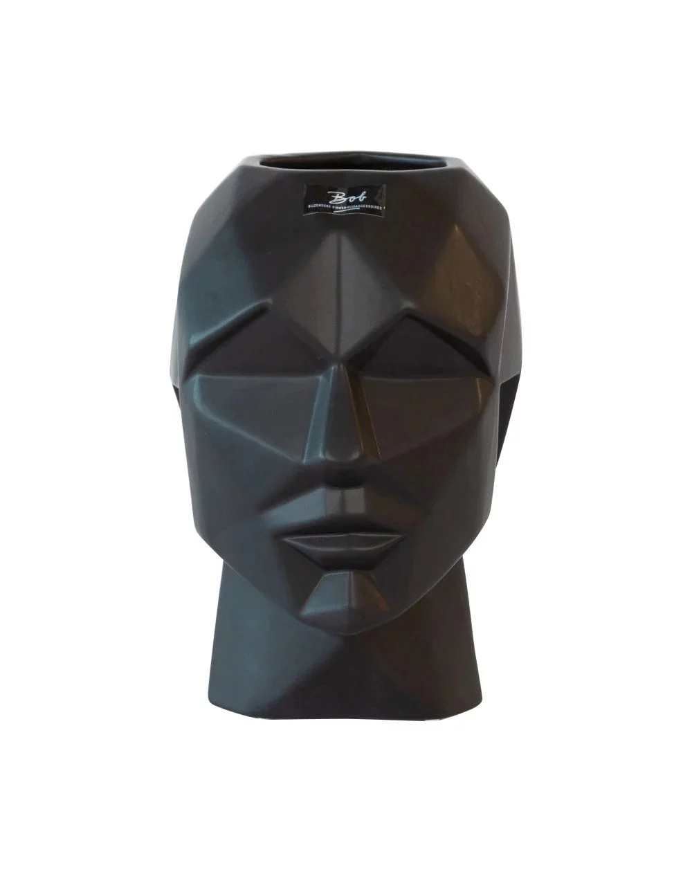 Keramická váza Modern man, matt black