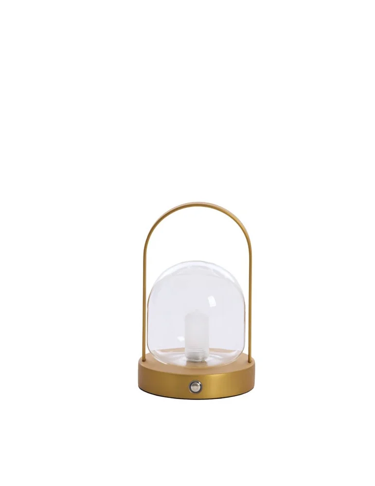 Nabíjateľná stolová LED lampa YEREMI, antique bronze
