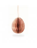 Papierové veľkonočné vajíčko, Peach, 6 cm